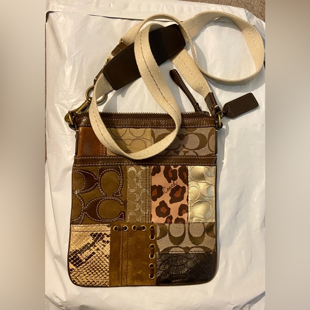 NWOT RETRO Coach File Bag in perfect condition